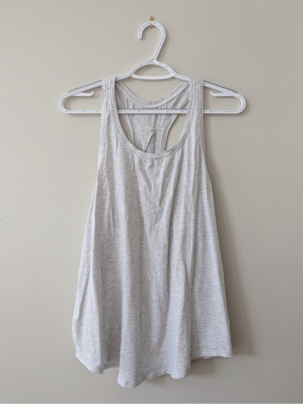lululemon athletica Light Gray Racerback Tank